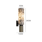 Marble Wall Lamp Copper Light Luxury Natural Marble Wall Lamp