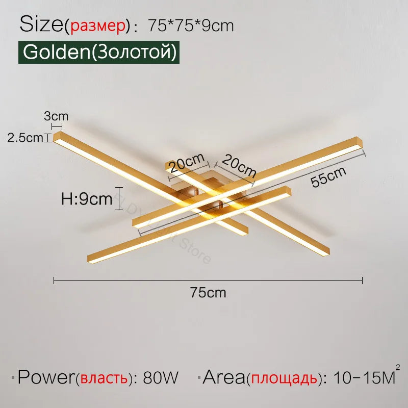 Modern Nordic Duplex Villa Ceiling Light for Living Room Bedroom Hall