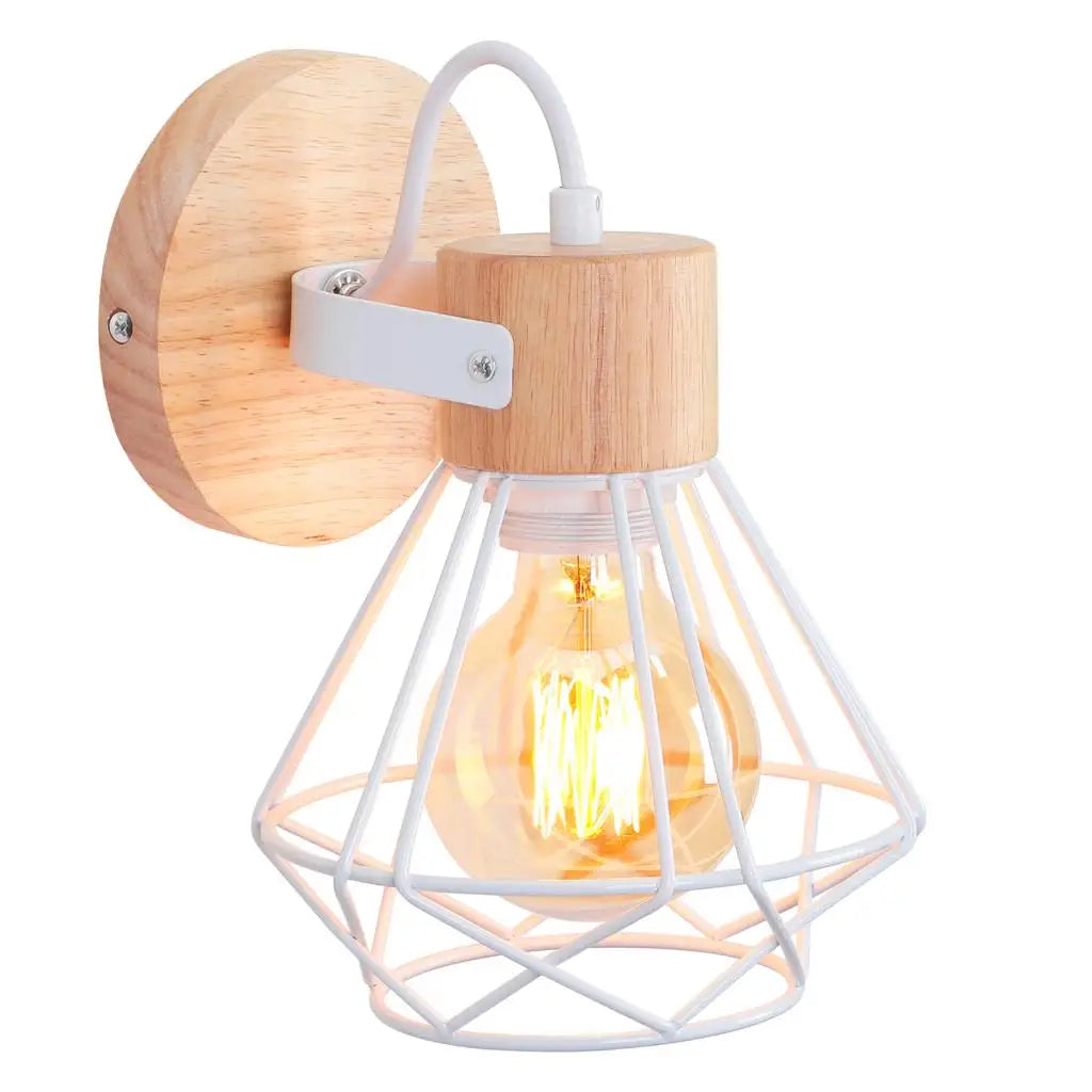 Modern Wood Pendant Light Fixture for Living Dining Kitchen Bedroom