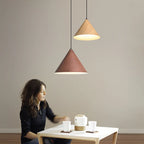 Nordic Wooden Pendant Lamp Multi Head Hanging Light for Dining Table and Living Room