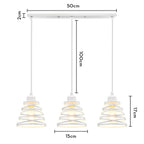 Industrial Wood Pendant Chandelier for Dinning Living Room Kitchen LED Fixture