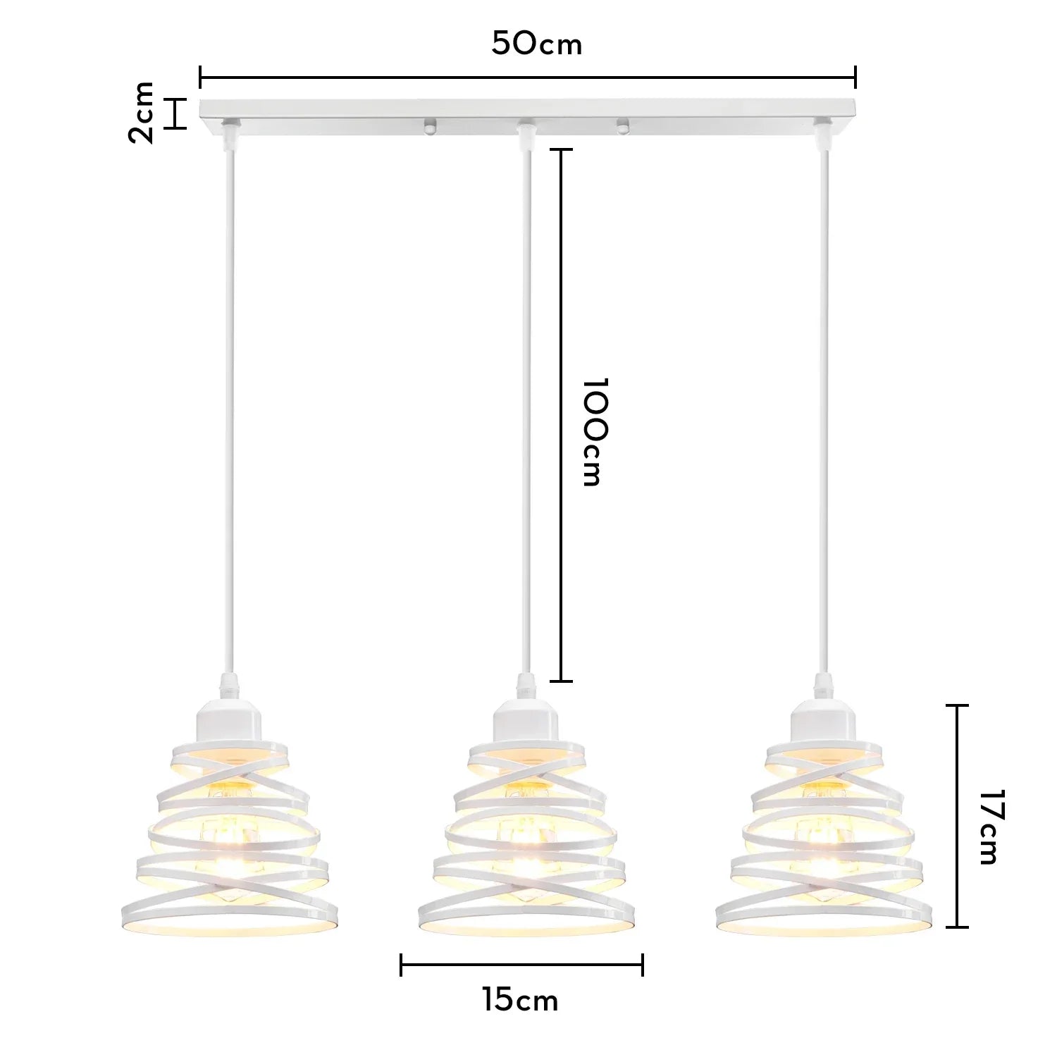 Industrial Wood Pendant Chandelier for Dinning Living Room Kitchen LED Fixture