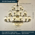 Modern Crystal Chandelier Light for Luxurious Living Spaces