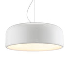 Modern Aluminum LED Pendant Lamp, Dia35/48/60cm, Black/White, Round Droplight