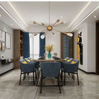 Gold Satellite Pendant LED Ceiling Lamp for Modern Living Room & Kitchen Decor