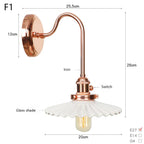 Scandinavian Glass LED Wall Sconce Modern Interior Wall Lamps