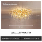 Crystal Ceiling Chandelier - Luxury Lighting for Modern Spaces