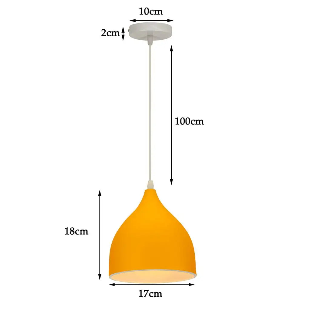 Colorful Nordic Pendant Light for Living Room Kitchen Restaurant Lighting
