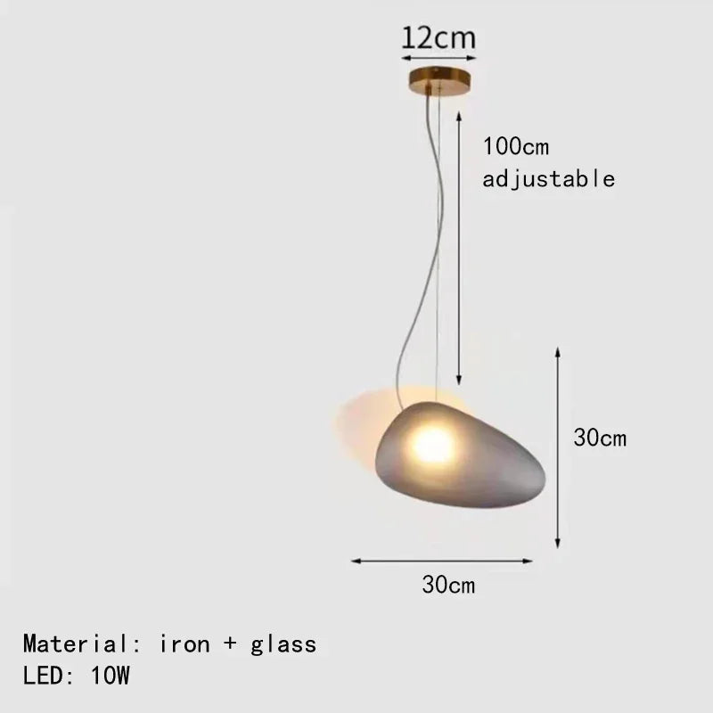 Nordic Glass Chandelier LED Ceiling Lamps for Home Restaurant Bedroom Hotel