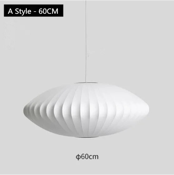 Silk Ball Pendant Lamp for Home, Shop, and Bar Decor
