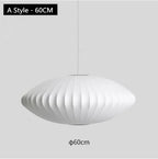 Silk Ball Pendant Lamp for Home, Shop, and Bar Decor