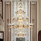 Crystal Chandelier: European Elegance for Living, Dining & Bedroom