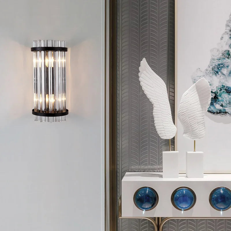 Crystal Luxury Wall Lamp for Modern Bedroom, Living Room, Staircase - LED Indoor Lighting