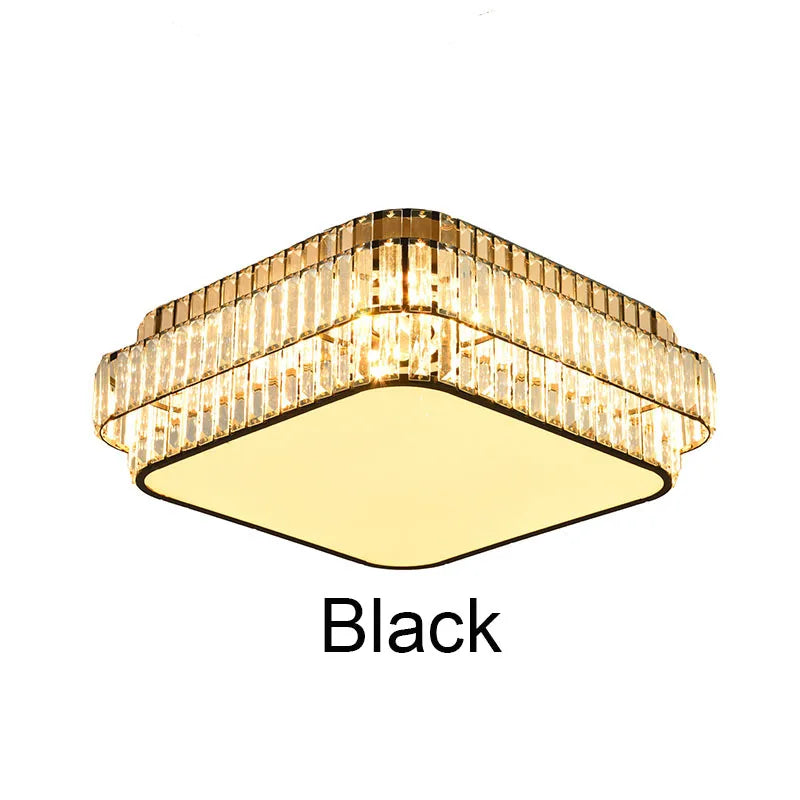 Crystal LED Ceiling Lamp for Living Room Bedroom Study