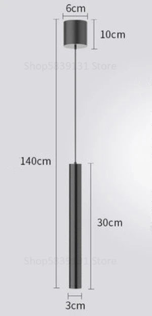 Modern Minimalist LED Pendant Lights for Living Room and Bedside