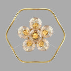 Bubble Pendant Chandelier: Modern Dimmable LED Lighting for Home Decor