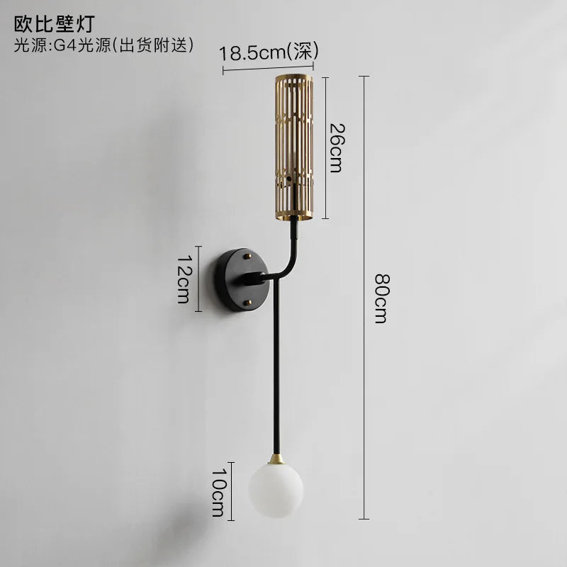 LED Nordic Wall Sconce - Luxury Living Room Bedroom Decor Balcony Light