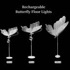 Lace Romantic Butterfly LED Floor Light for Wedding Decor & Party Stage