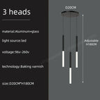 Minimalist Pendant Chandelier Ceiling Light for Living Room Stair Modern 2023