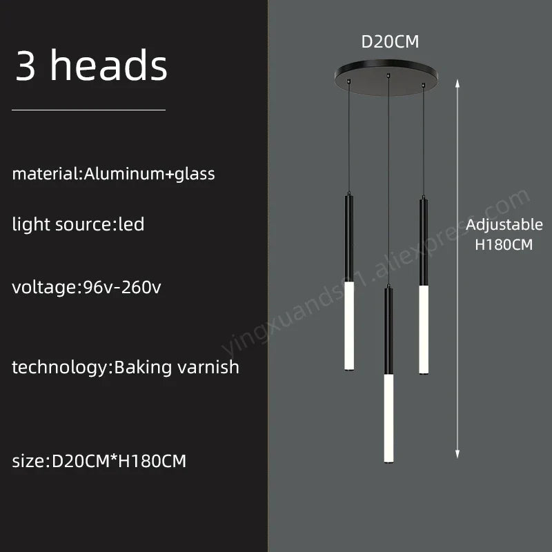 Minimalist Pendant Chandelier Ceiling Light for Living Room Stair Modern 2023