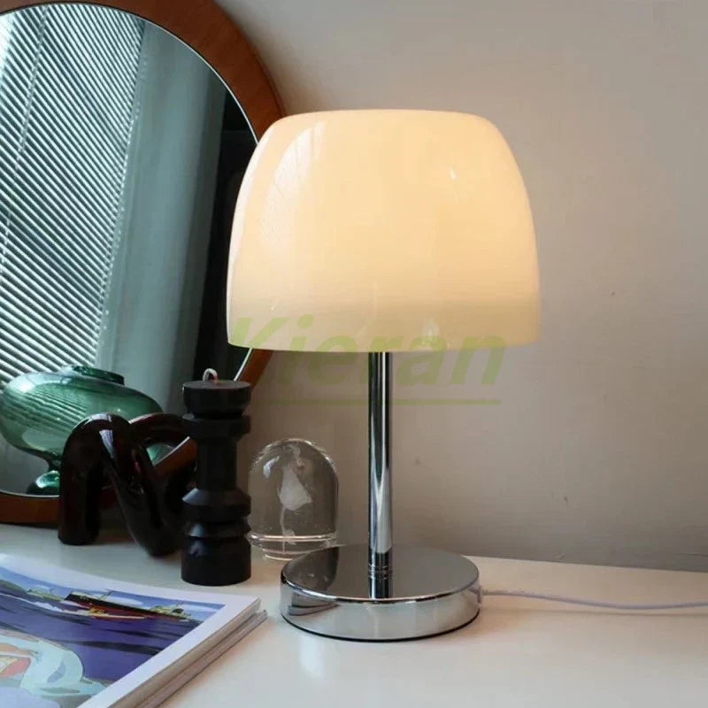 Nordic Cream Cake LED Table Lamp for Bedroom Study Dining Room Living Room