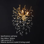 Crystal Wall Lamp: High-End Nano Technology Luxury LED Lighting for Home Décor