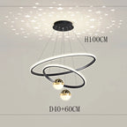 Nordic Dining Pendant Lamp for Living Room Ceiling Chandelier Lighting