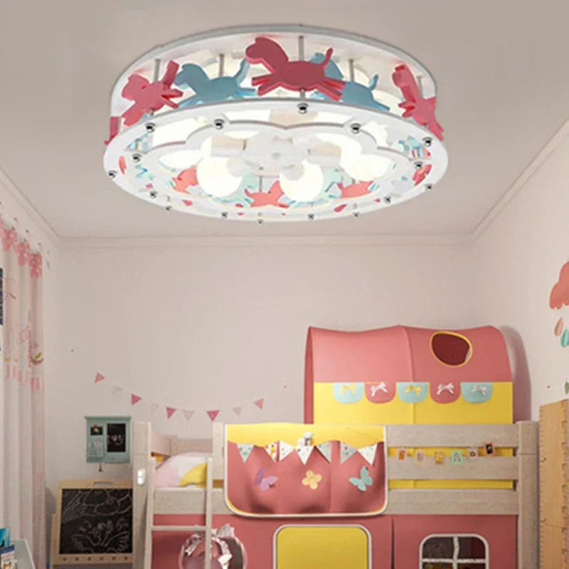 Trojan Kids Ceiling Lamp: Modern, Simple, Warm, Creative for Bedrooms & Corridors.
