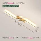 LED Strip Ceiling Lights: Modern Minimalist Corridor & Balcony Lighting