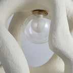 Wabi Sabi Pendant Light: Black & White Ball Lights for Restaurant, Bar, Home Decor