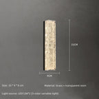 Copper Crystal LED Wall Lamp for Living Room, Postmodern Bedside Light