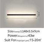 Acrylic LED Wall Lamps with Hooks for Bedroom Shelves & Background Wall Decor