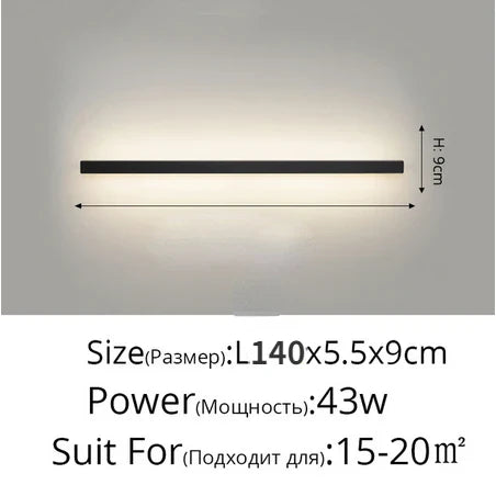 Acrylic LED Wall Lamps with Hooks for Bedroom Shelves & Background Wall Decor