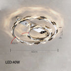 Modern Crystal LED Ceiling Chandelier Light Set for Stylish Indoor Lighting