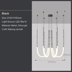 Modern Art LED Pendant Light for Bar Counter, Restaurant, and Home Decor