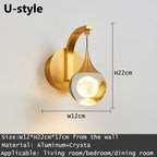 Crystal LED Wall Sconce for Elegant Home Décor