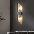 Crystal Wall Lamp: Elegant LED Indoor Lighting for Living Room, Bedroom, Hotel, and TV Background