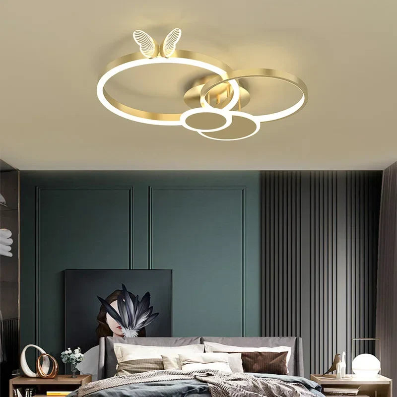 Butterflies Ceiling Light: Modern Luxury Home Lighting Fixture