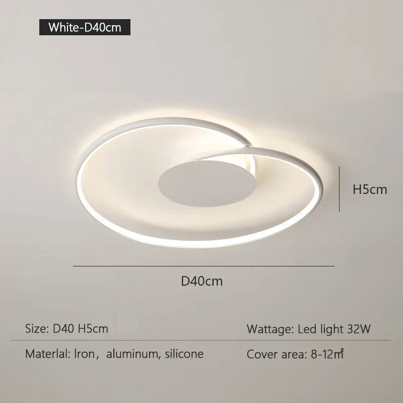Modern LED Ceiling Lamp - Minimalist Design for Stylish Indoor Lighting