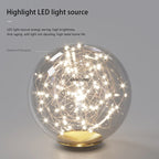 Glass Ball Chandelier for Dining Room Kitchen Office Front Desk