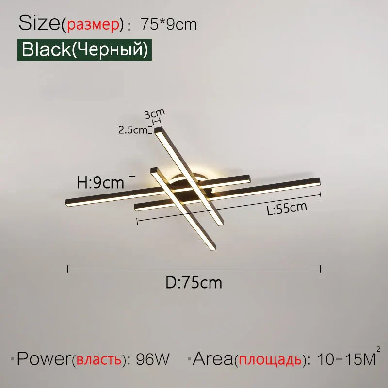 2023 Nordic LED Ceiling Chandelier for Living, Dining, and Bedroom