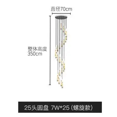 LED Ring Chandelier for Home Decor - Modern, Rotating, Indoor Lighting Solution