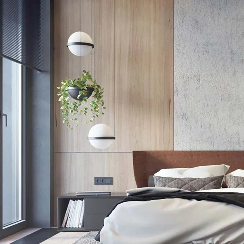 Modern Plant Chandeliers Nordic DIY Sky Garden LED Pendant Lamps Home Decor Fixtures