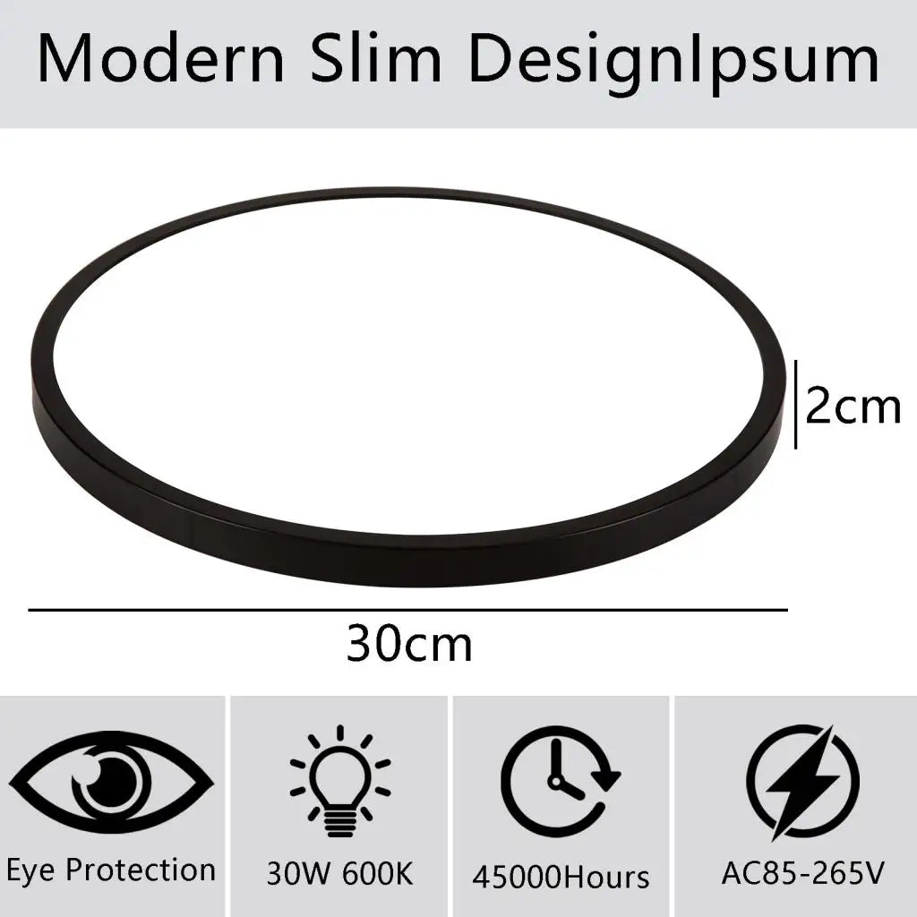 Wood LED Ceiling Lamp: Modern Nordic Round Light Fixture for Living Room & Bedroom