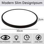 Wood LED Ceiling Lamp: Modern Nordic Round Light Fixture for Living Room & Bedroom