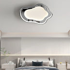 Modern White Round Ceiling Lighting with Remote Control Chandelier
