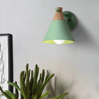 Nordic Iron Art Wall Sconce Shade with E27 Base for Modern Living Spaces