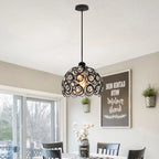 Crystal K9 Pendant Lamp: Modern Industrial Lighting for Bedroom and Kitchen
