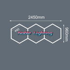 Honeycomb LED Ceiling Light: Custom Link for Worksop Gym