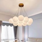 Glass Ball Ceiling Hanging Lamps - French Magic Bean Pendant Lights for Home Decor